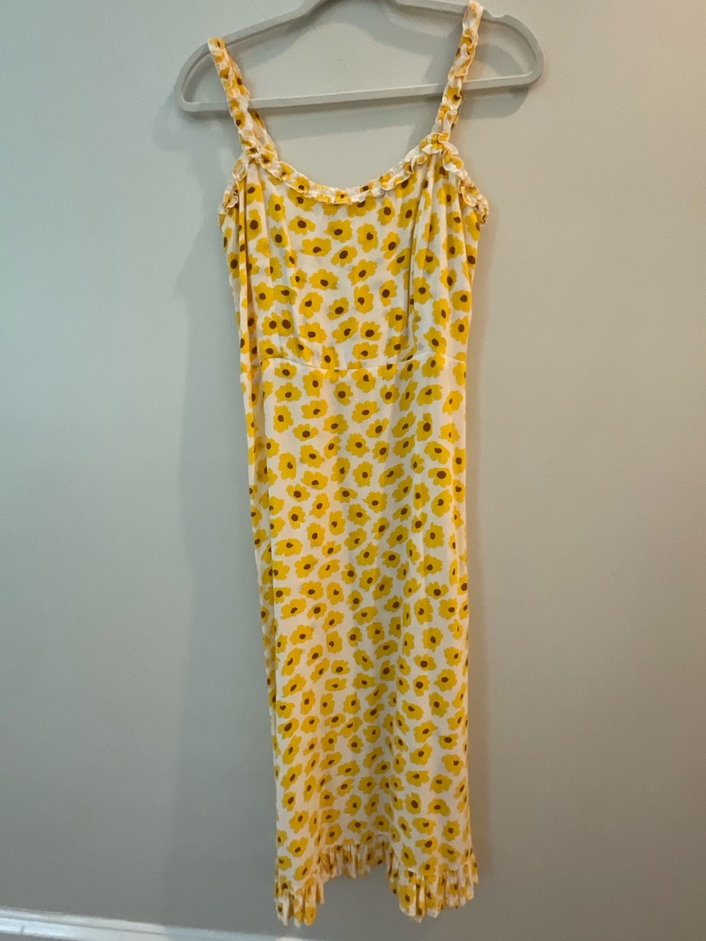Yellow Floral Slip Dress - Faithful The Brand